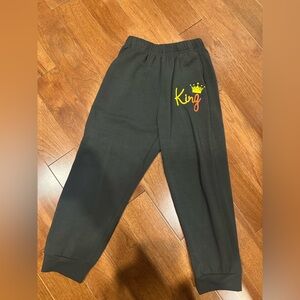 Kids Black Joggers